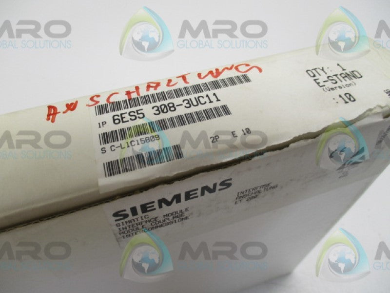 SIEMENS SIMATIC 6ES5308-3UC11 INTERFACE MODULE  NSMP