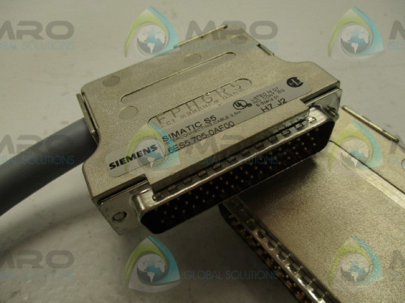 SIEMENS SIMATIC S5 6ES5705-0AF00 CONNECTOR CABLE  NSMP