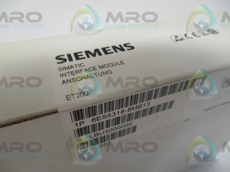 SIEMENS 6ES5318-8MB13  NSFS