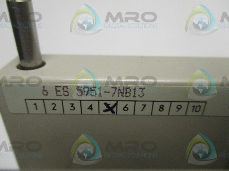 SIEMENS SIMATIC S5 6ES5951-7NB13 MODULAR POWER SUPPLY  UNMP