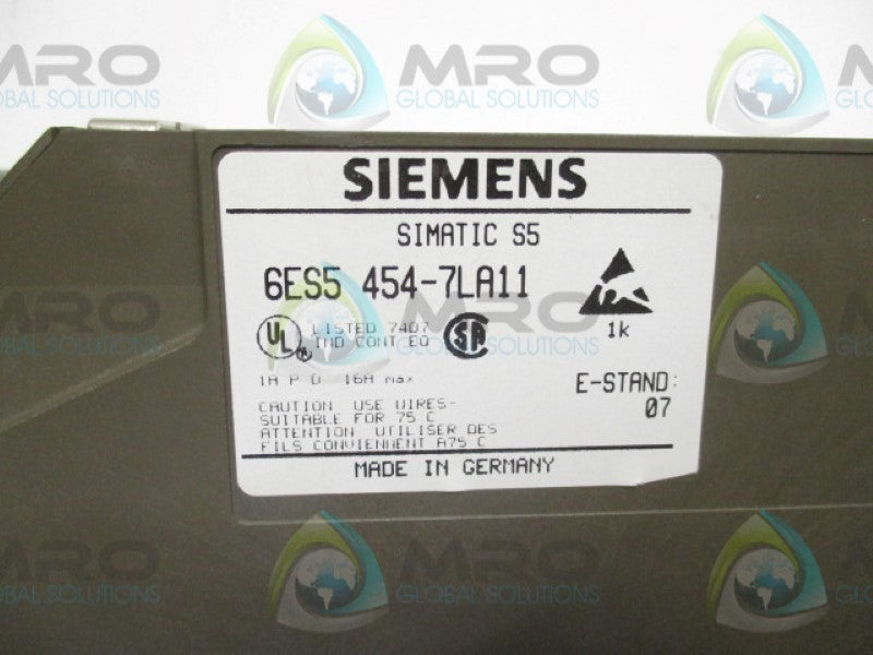 SIEMENS SIMATIC S5 6ES5454-7LA11 DIGITAL OUTPUT MODULE  NSMP