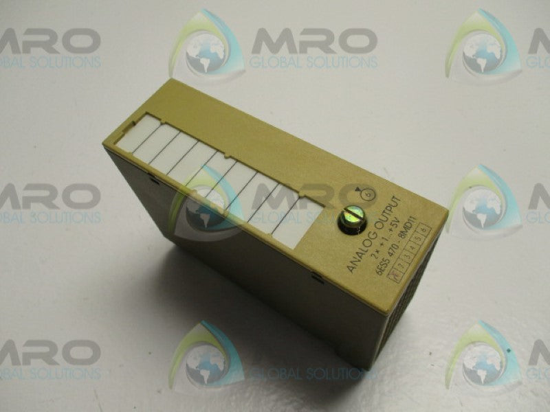 SIEMENS SIMATIC S5 6ES5470-8MD11 ANALOG OUTPUT MODULE  NSNP
