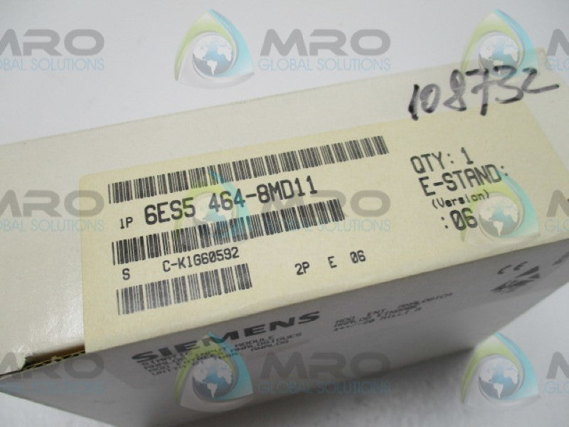 SIEMENS SIMATIC 6ES5464-8MD11 ANALOG INPUT MODULE  NSFS