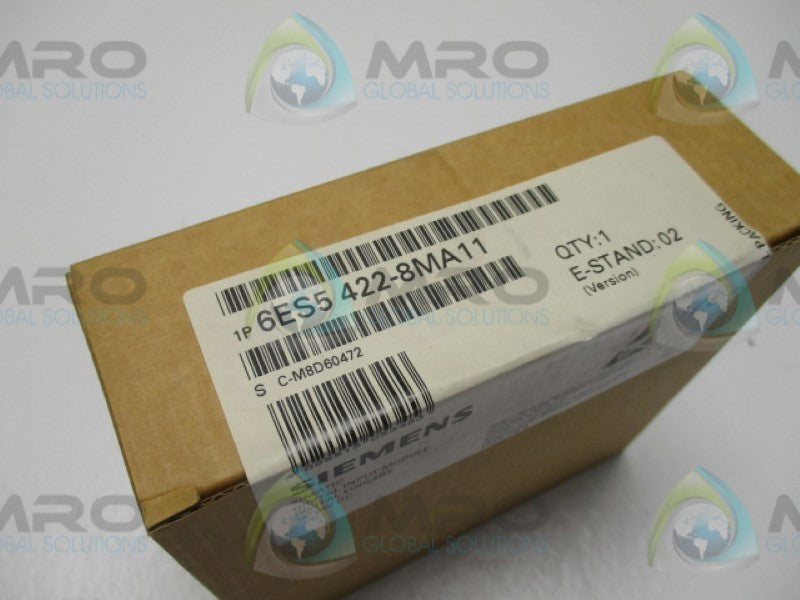 SIEMENS SIMATIC 6ES5422-8MA11 DIGITAL INPUT MODULE 24VDC  NSFS