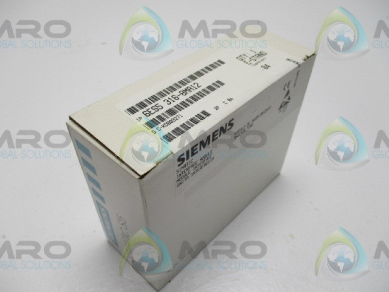 SIEMENS SIMATIC 6ES5316-8MA12 INTERFACE MODULE  NSFS