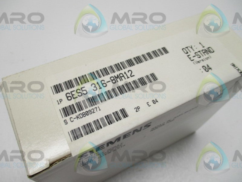 SIEMENS SIMATIC 6ES5316-8MA12 INTERFACE MODULE  NSFS