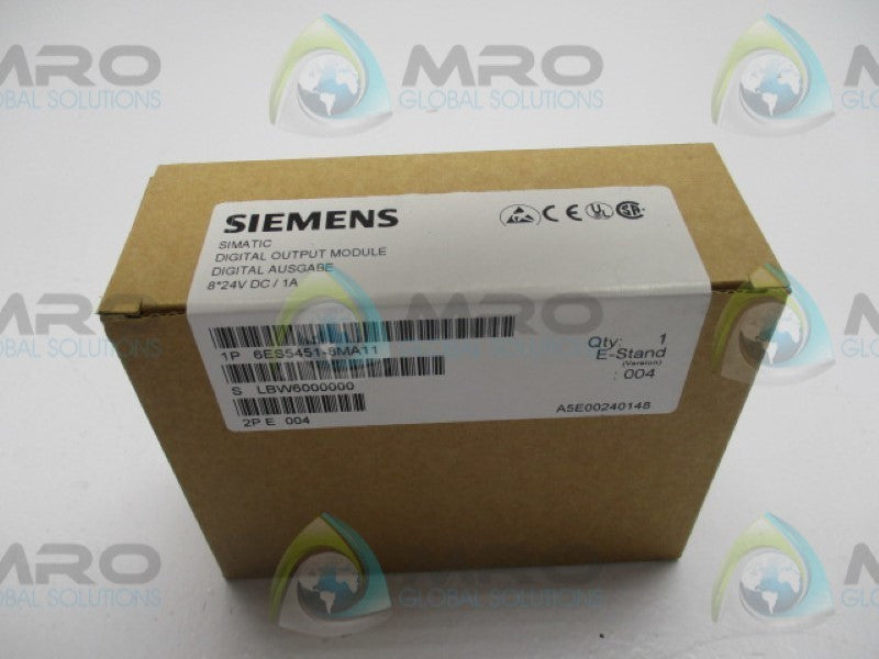SIEMENS SIMATIC 6ES5451-8MA11 DIGITAL OUTPUT MODULE 24VDC * FACTORY SEALED *