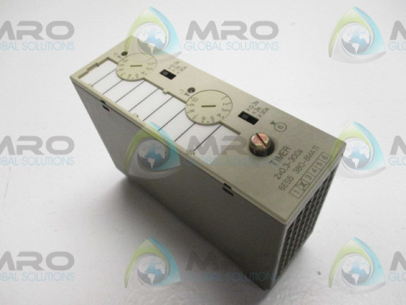 SIEMENS SIMATIC S5 6ES5380-8MA11 TIMER MODULE  NSMP