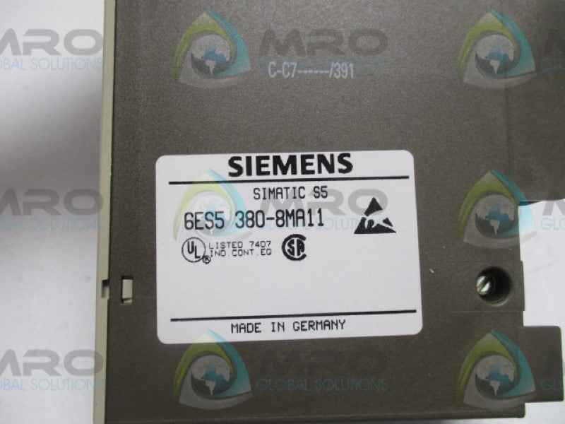 SIEMENS SIMATIC S5 6ES5380-8MA11 TIMER MODULE  NSMP