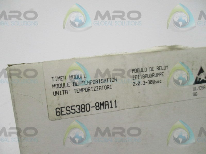 SIEMENS SIMATIC S5 6ES5380-8MA11 TIMER MODULE  NSMP