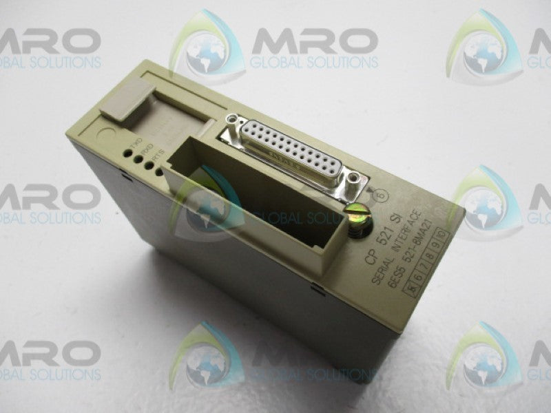 SIEMENS SIMATIC S5 6ES5521-8MA21 SERIAL INTERFACE MODULE  NSMP