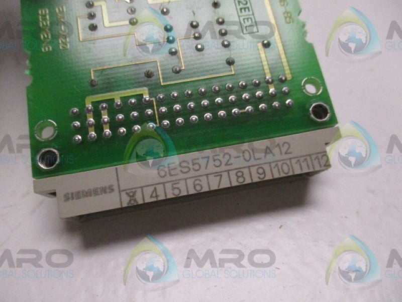SIEMENS SIMATIC S5 6ES5752-0LA12 INTERFACE SUBMODULE  NSMP