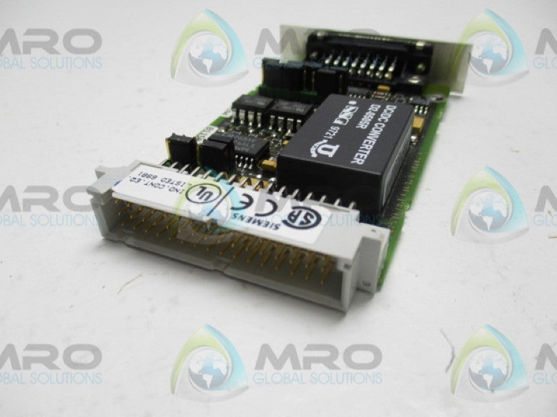 SIEMENS SIMATIC S5 6ES5752-0AA43 INTERFACE SUBMODULE  NSMP