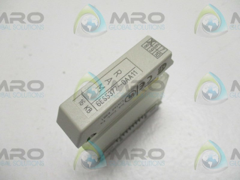 SIEMENS SIMATIC S5 6ES5377-0AA11 MEMORY SUBMODULE 16KB  NSMP