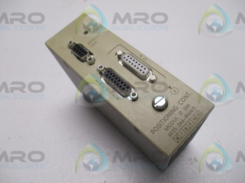 SIEMENS SIMATIC S5 6ES5266-8MA11 POSTIONING SERVO MODULE  UNMP