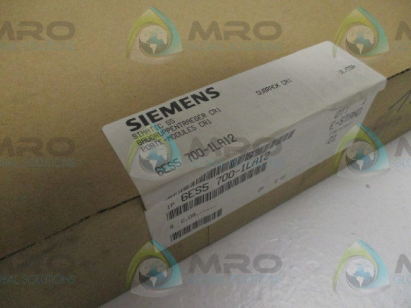 SIEMENS SIMATIC S5 6ES5700-1LA12 SUBRACK CR1  NSFS