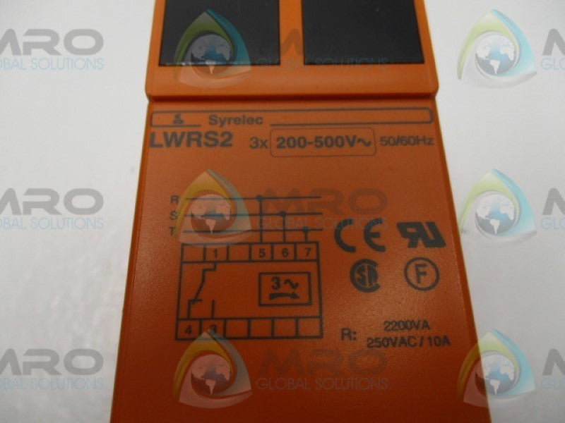 CROUZET LWRS2 MONITORING RELAY 200-500V  NSMP