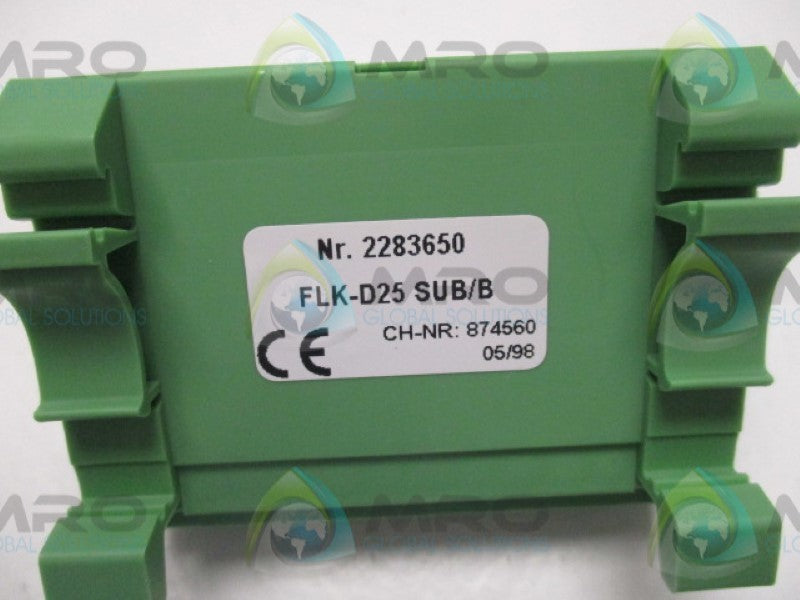 PHOENIX CONTACT FLK-D25SUB/B TERMINAL BLOCK INTERFACE MODULE  UNMP