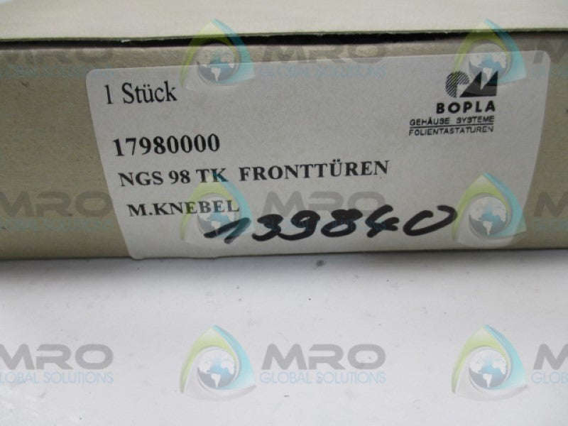 BOPLA 17980000  PAATIC COVER  NSMP