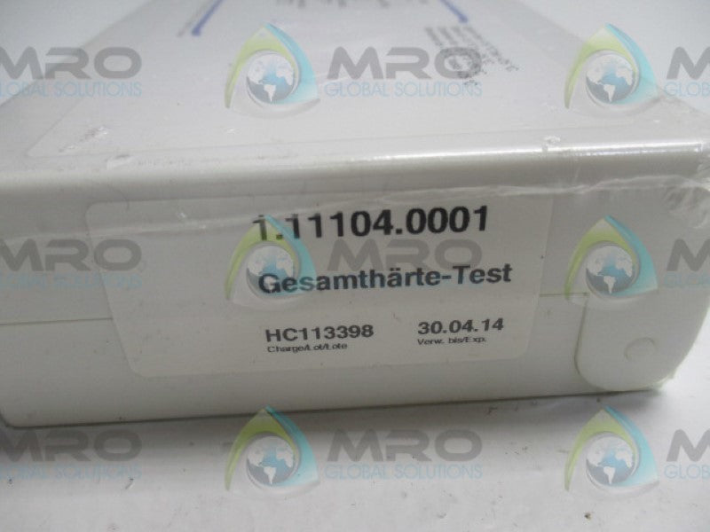 AQUAMERCK 1.11104.0001 TOTAL HARDNESS TEST   NSFS