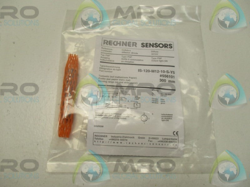 RECHNER SENSORS IS-120-M12-10-S-Y5  SENSOR 10-36VDC  NSMP