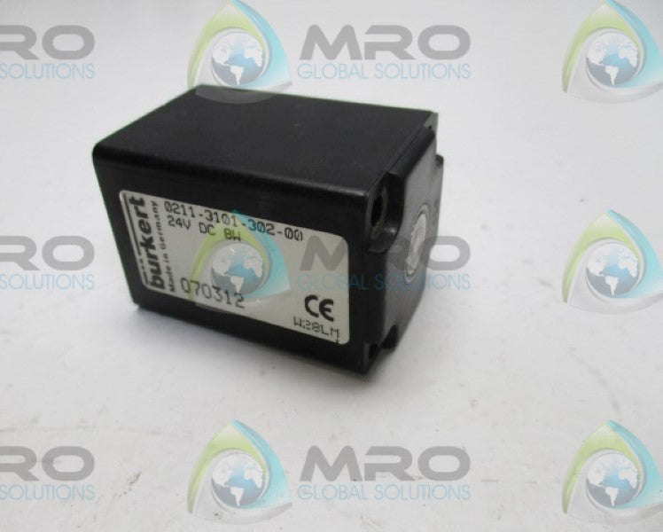 BURKERT 0211-3101-302-00 070312 COIL 24VDC  NSNP