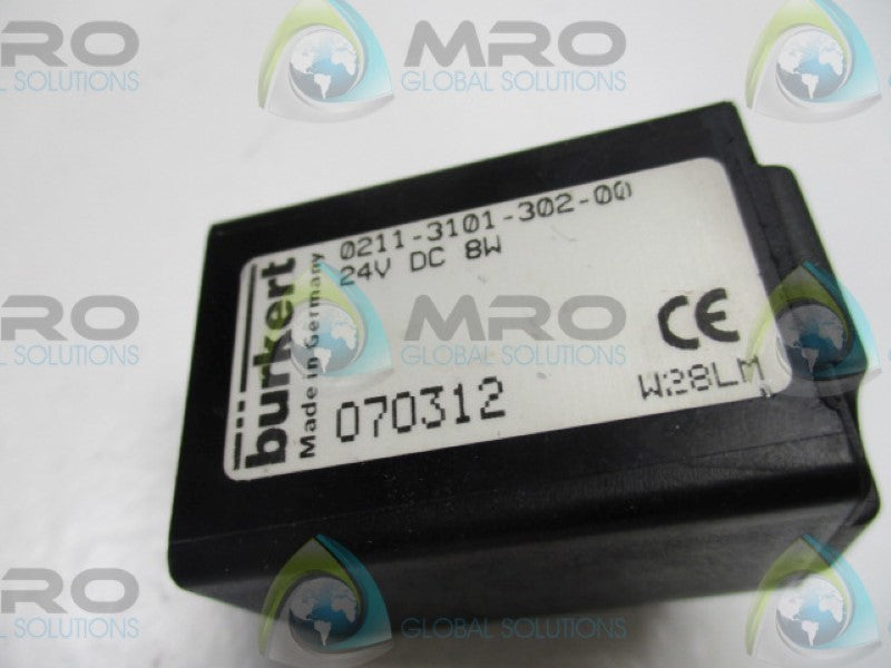 BURKERT 0211-3101-302-00 070312 COIL 24VDC  NSNP