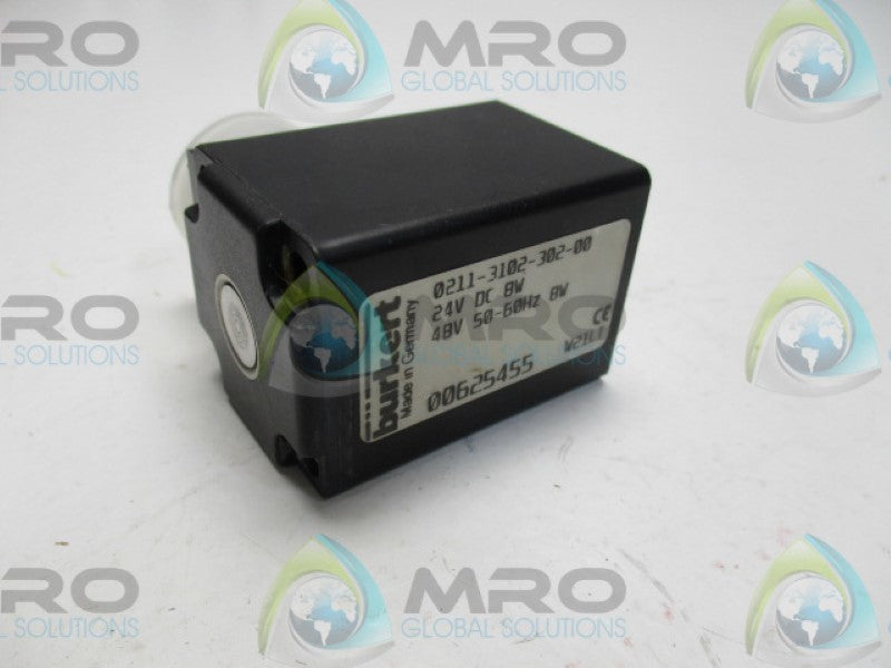 BURKERT 0211-3102-302-00 00625455 COIL 24VDC 48VDC  NSNP