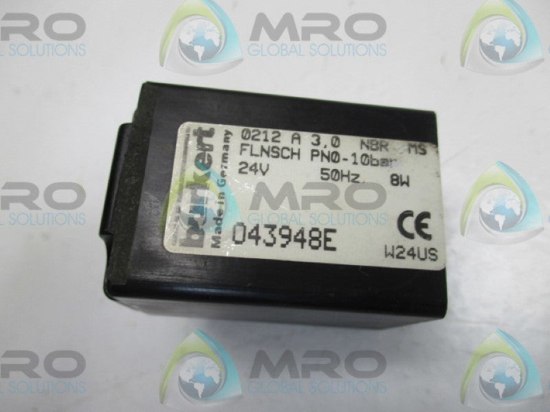 BURKERT 0212A3,0NBRMS 043948E COIL  24V  UNMP