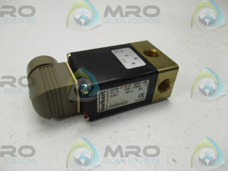 BURKERT 0330D2,0EPDMMS 048642Q VALVE 230V  NSNP