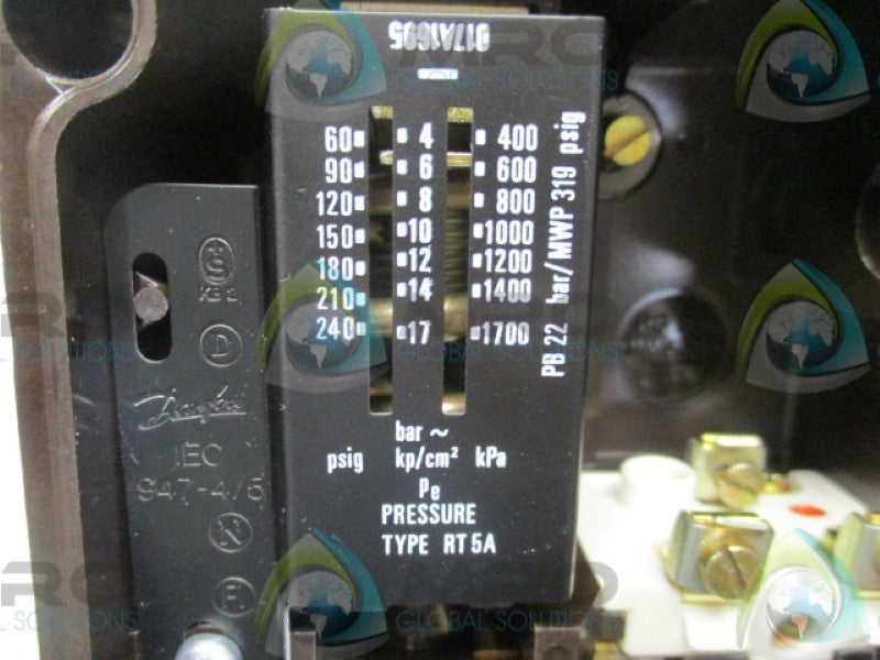 DANFOSS RT5A 017-5047 PRESSURE CONTROL 4-17BAR  NSNP