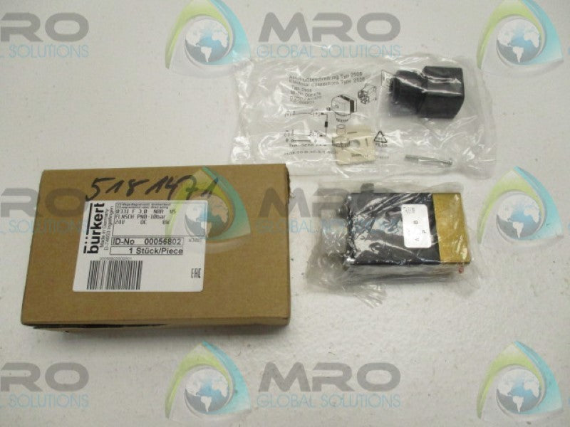 BURKERT 0331F3,0NBRMS 00056802 SOLENOID VALVE 24VDC  NSMP