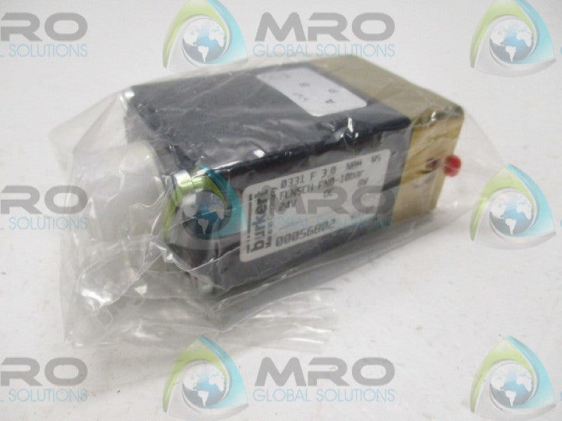 BURKERT 0331F3,0NBRMS 00056802 SOLENOID VALVE 24VDC  NSMP