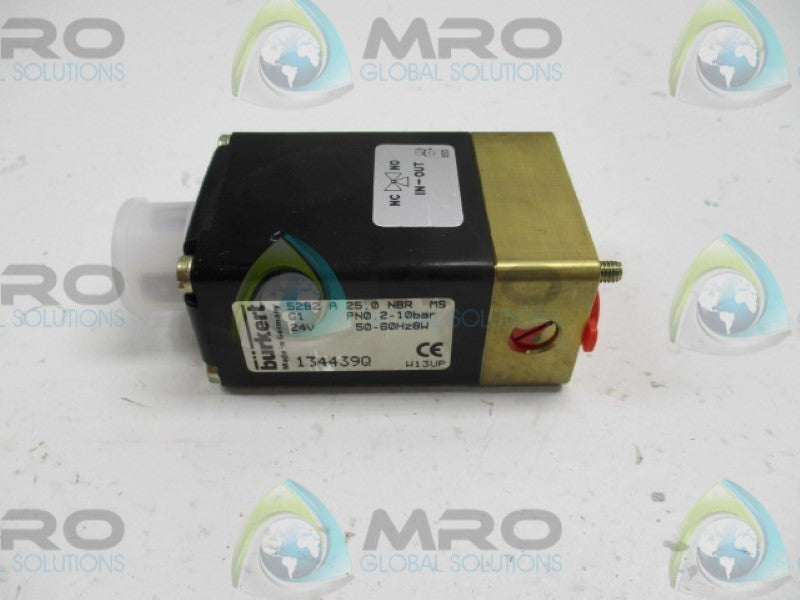 BURKERT 5282A25,0NBRMS 134439Q SOLENOID VALVE 24V  NSNP