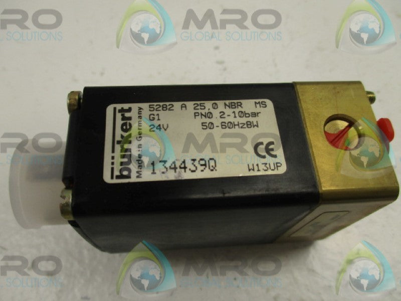 BURKERT 5282A25,0NBRMS 134439Q SOLENOID VALVE 24V  NSNP