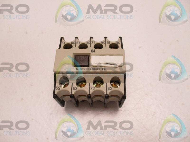 KLOCKNER MOELLER 04DIL AUXILIARY CONTACT (AS PICTURED)  NSNP