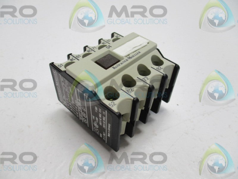KLOCKNER MOELLER 04DIL AUXILIARY CONTACT (AS PICTURED)  NSNP