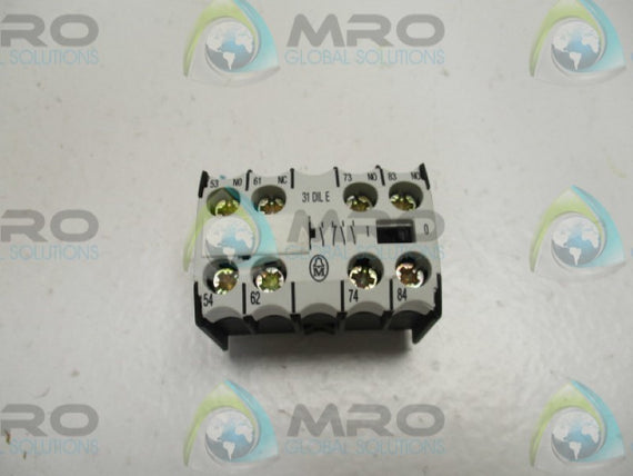 KLOCKNER MOELLER 31DILE AUXILIARY CONTACT  NSNP