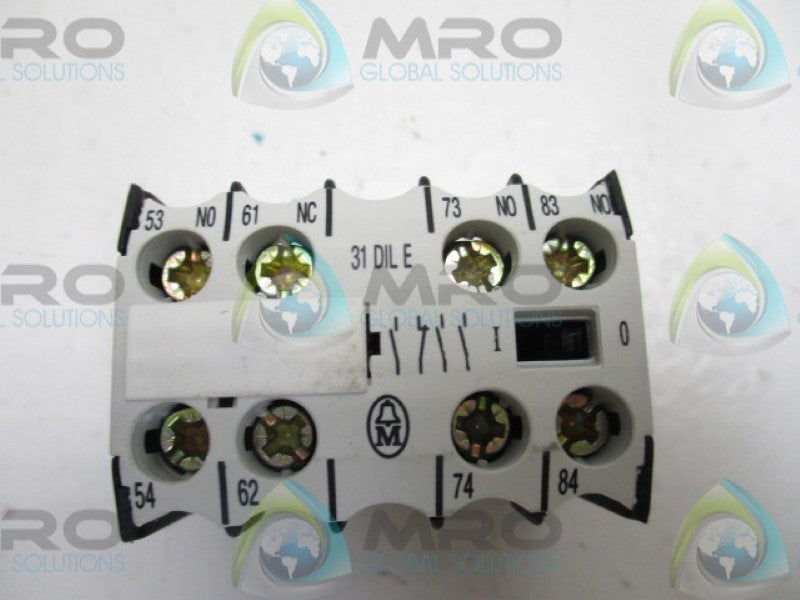 KLOCKNER MOELLER 31DILE AUXILIARY CONTACT  NSNP