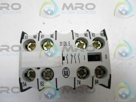 KLOCKNER MOELLER 31DILE AUXILIARY CONTACT  NSNP