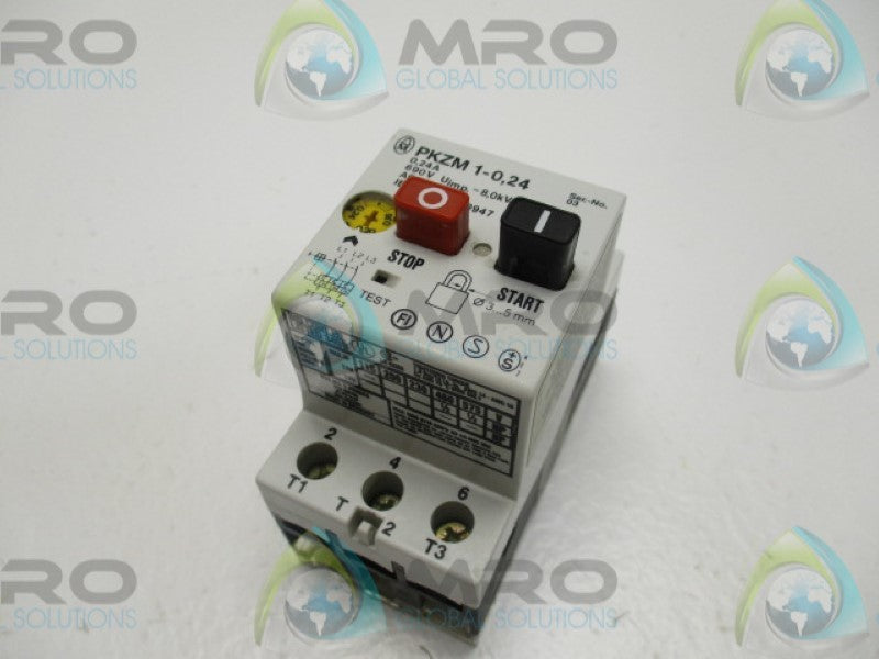 KLOCKNER MOELLER PKZM1-0,24 MOTOR PROTECTOR 0,16-0,24A  NSNP