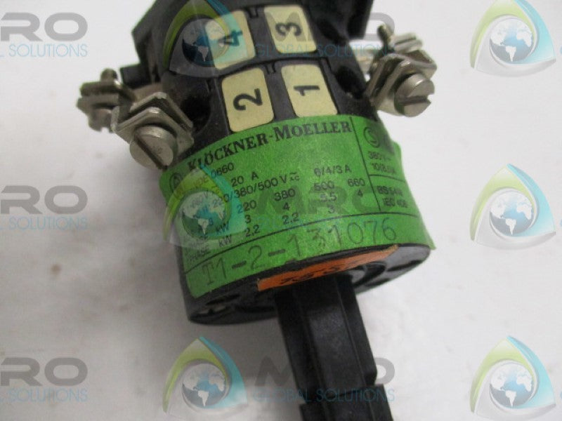 KLOCKNER MOELLER T1-2-131076 SWITCH  UNMP