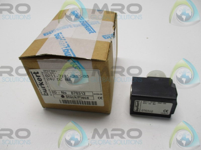 BURKERT 0211-3101-302-00 070312 COIL 24VDC  NSMP