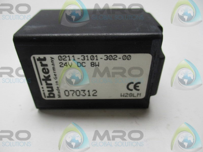 BURKERT 0211-3101-302-00 070312 COIL 24VDC  NSMP