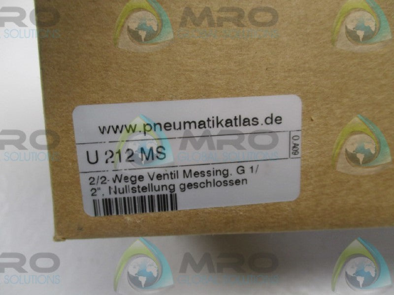 PNEUMATIC ATLAS U212MS VALVE 0-16BAR  NSMP