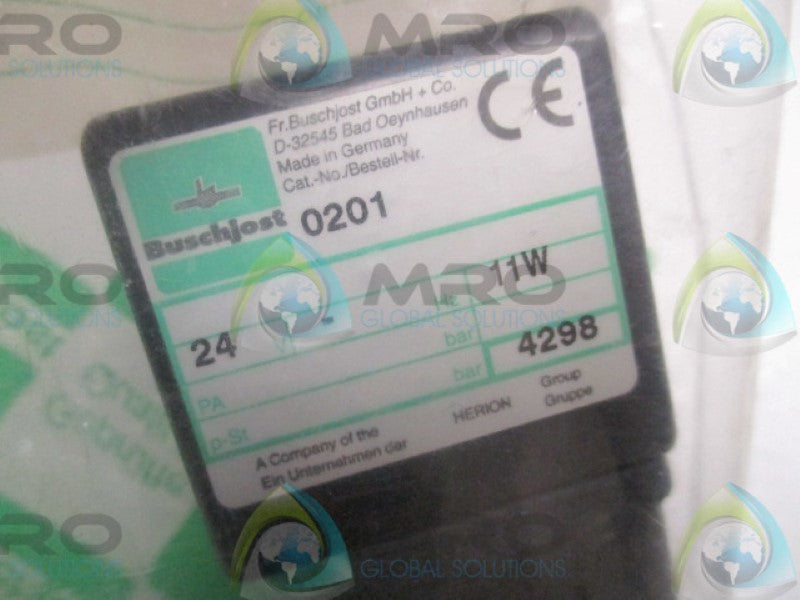 BUSHJOST 0201 SOLENOID COIL  24V 110W  NSMP