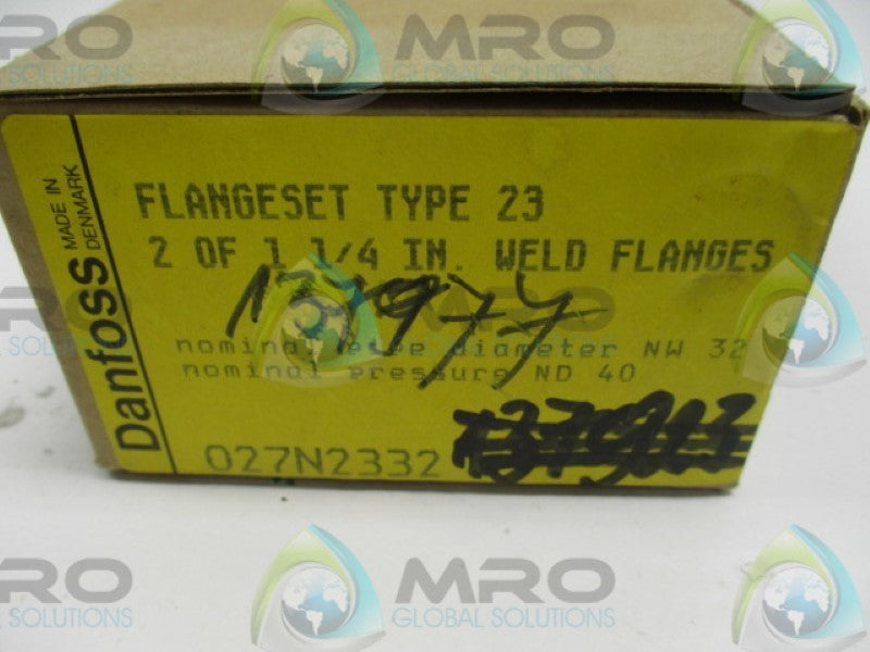 DANFOSS 027N2332 FLANGE SET 1-1/4"  NSMP