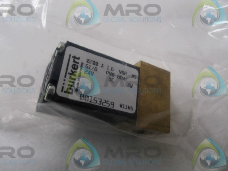 BURKERT 00153259 SOLENOID VALVE 24VDC  NSMP