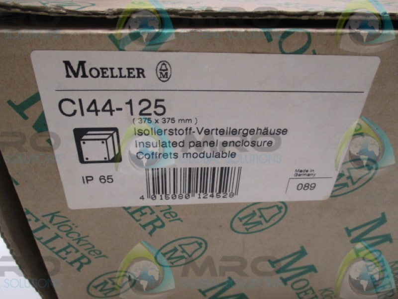 KLOCKNER MOELLER CI44-125 INSULATING PANEL ENCLOSURE  NSMP