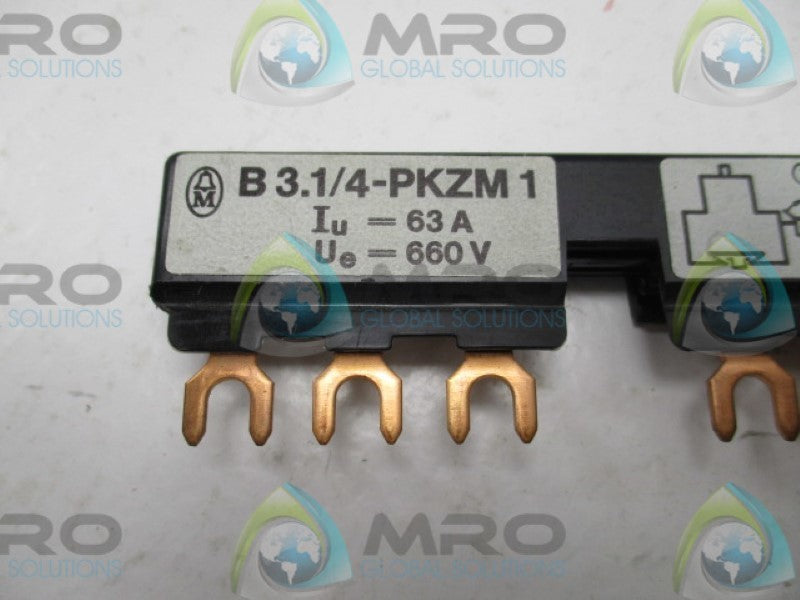 KLOCKNER MOELLER B3.1/4-PKZM1 BUS BAR 63A 660V  NSNP